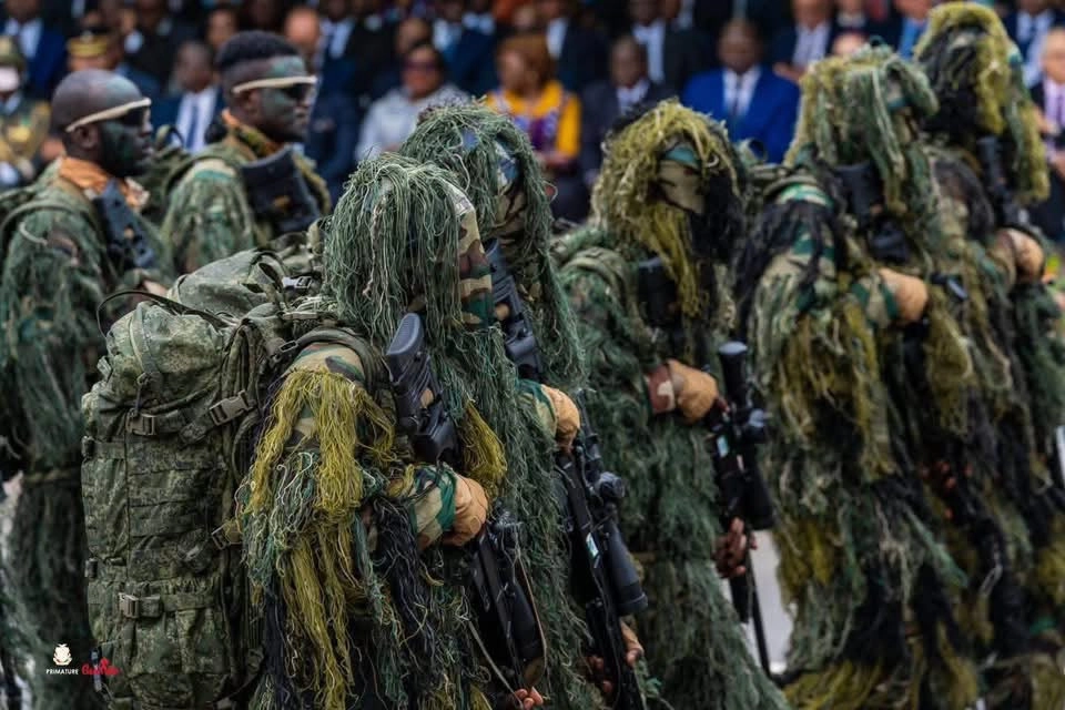 Forces spéciales guinéennes en formation