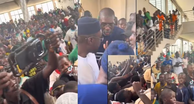 Mobilisation à Louga lors de la visite d'Ousmane Sonko à Koki