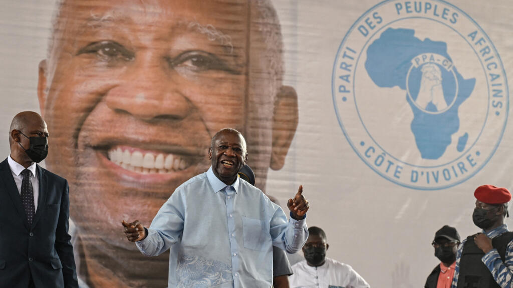 Laurent Gbagbo, ancien président ivoirien et président du PPA-CI, lors d'un événement public à Abidjan en mai 2026
