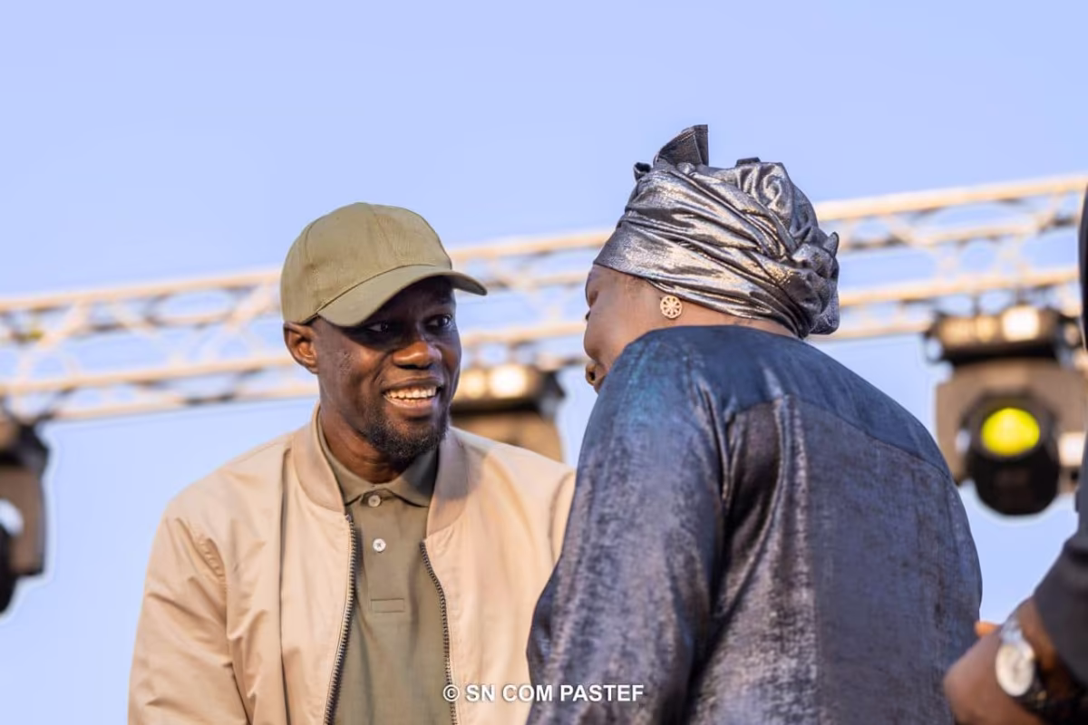 Ousmane Sonko et Aminata Touré Ousmane Sonko et Aminata Touré