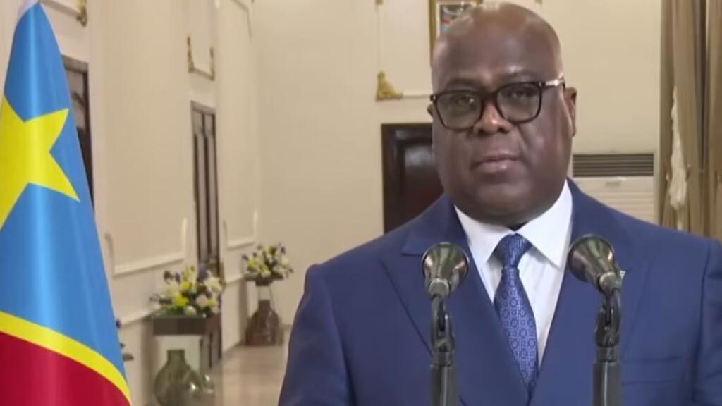 Félix Tshisekedi, président de la République démocratique du Congo, s'exprimant le 27 août 2026.