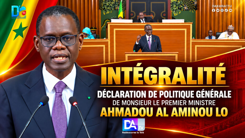 Ce que la DPG change pour les Sénégalais : continuité, rigueur et projets structurants