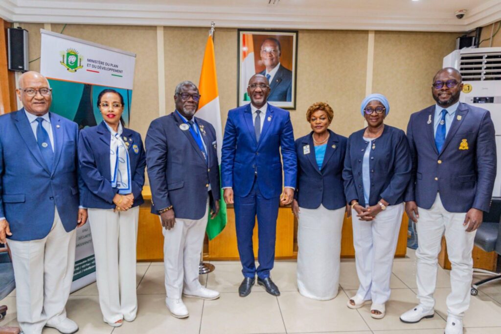 Nouveau gouverneur du Lions Club en Côte d’Ivoire pour lancer le PND 2026-2030