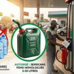 Gabon : seuls les jerricans PEHD homologués acceptés dans les stations-service